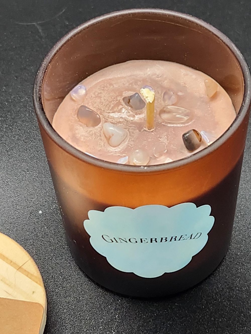 Gingerbread candle
