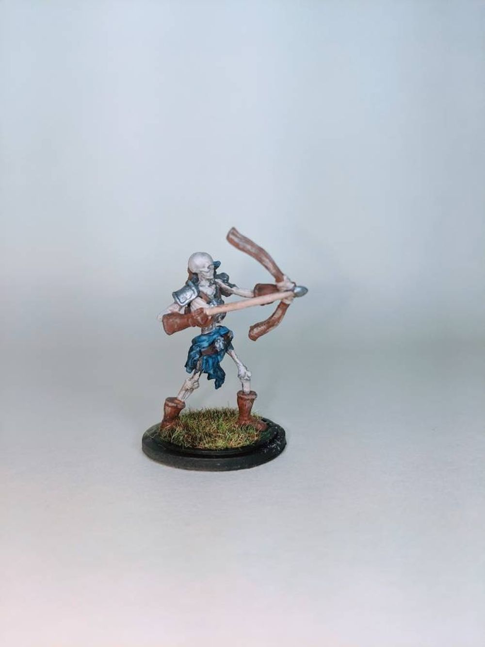 Dnd mini- Skeleton archer painted miniature for ttrpg