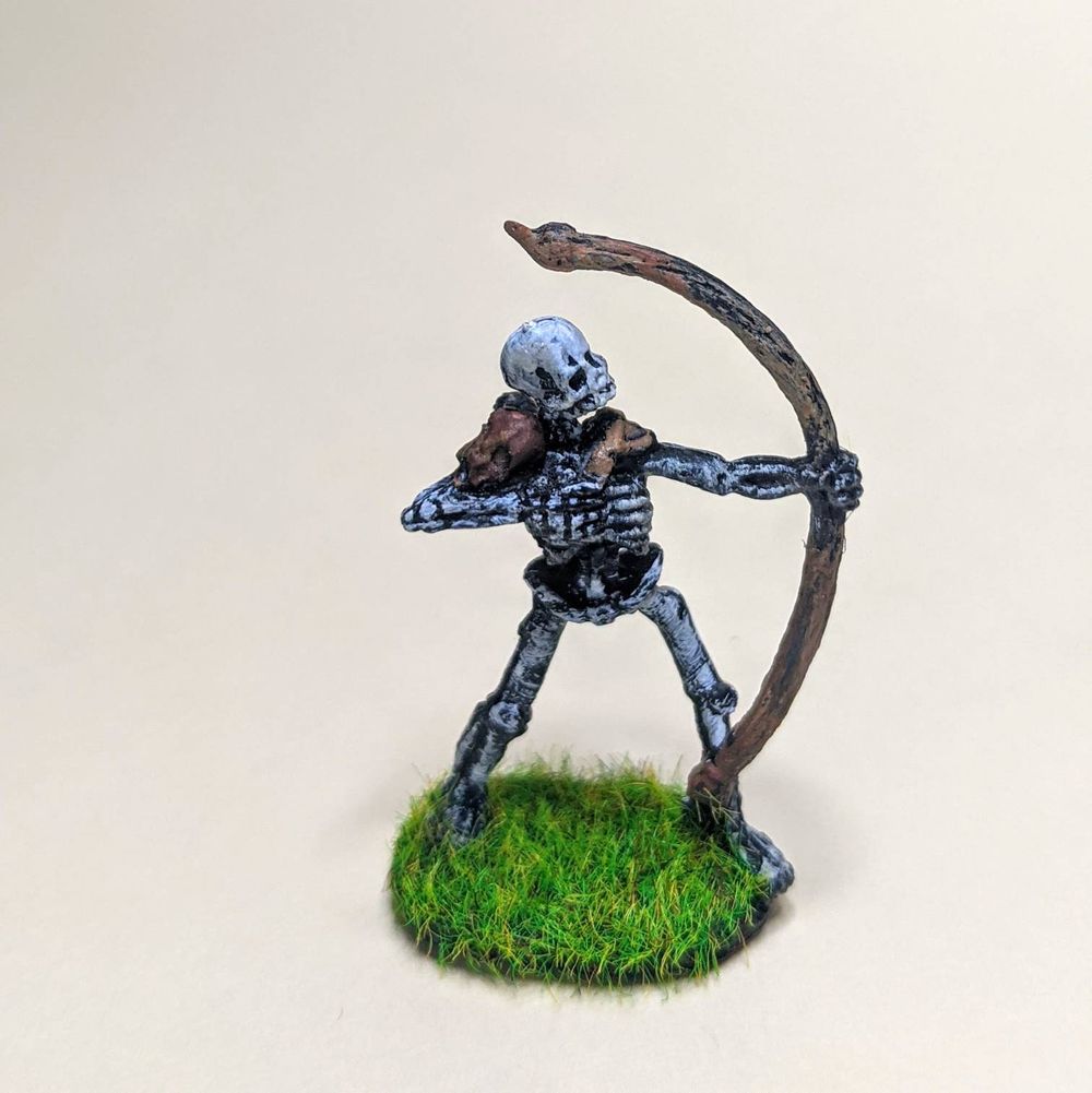 Dnd mini- Skeleton archer tabletop ttrpg miniature