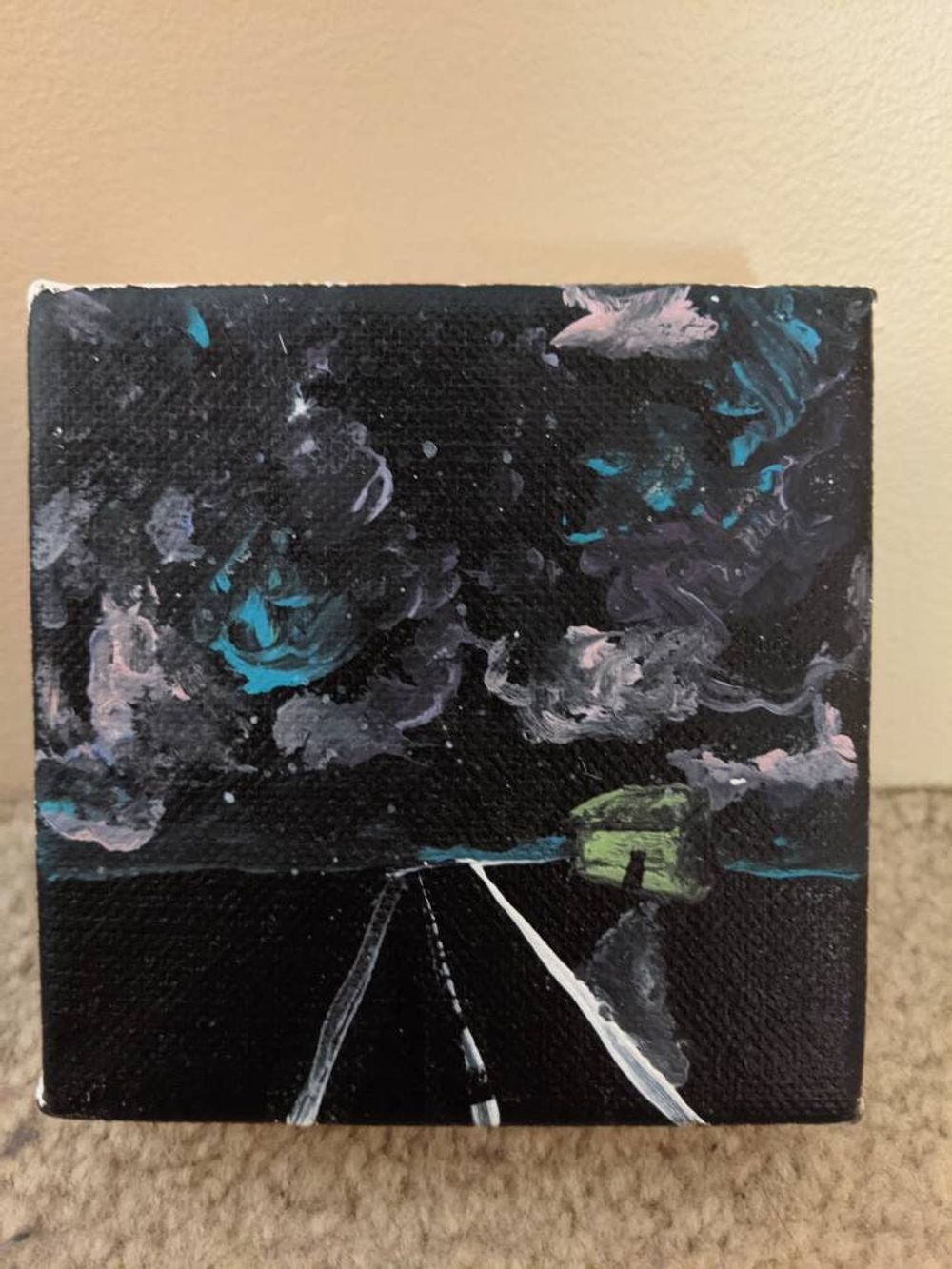 Podcast desert town Painting